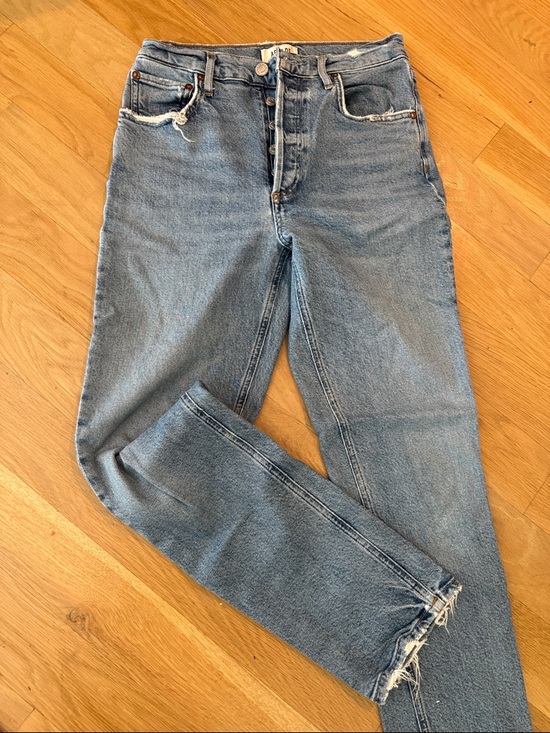 AGOLDE Riley High Rise Straight Jeans - Picture 3 of 7